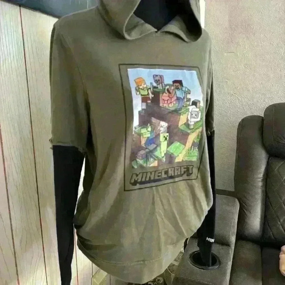 Minecraft Hoodie for Boys D06 - Picture 2 of 7